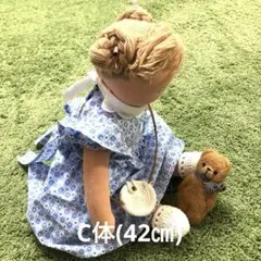 ウォルドルフ人形C体　お団子ヘアーの女の子　☆ハンドメイド☆のサムネイル