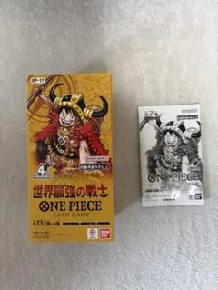 ワンピースカードゲーム世界最強の戦士1BOX テープカット パックのみ