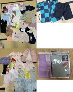 大量　子供服セット 120 ・130 ディズニー・GAP 鬼滅・ユニクロ　新品有