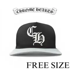 CHROME HEARTS 刺繍 ベースボールキャップ 'Black Gray'