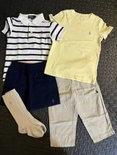 【ポロ・ラルフ・ローレン 】ベビー服セット靴下付 80.90cm♡百貨店購入