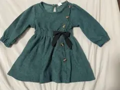 緑　ワンピース　9-12month