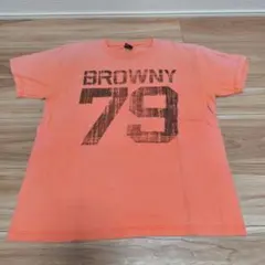 М■Design Tshirts Store graniphTシャツオレンジ朱色のサムネイル