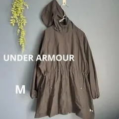 UNDER ARMOUR【M】 ウーブン ロング フーディー ナイロン　ブラックのサムネイル