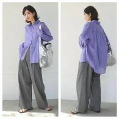 bou jeloudデニムサイドタックパンツ完売のサムネイル