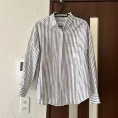 【美品】GU ジーユー　ストライプシャツ