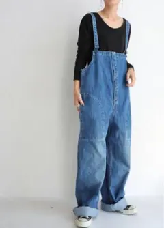 アンティカ　サロペット　オーバーオール