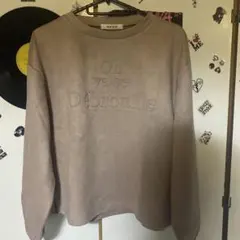 GAP 刺繍入りベージュスウェット