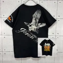 Geronimo 半袖Tシャツ L 両面プリント イーグル 袖刺繍サイドステッチのサムネイル