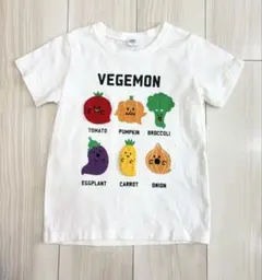 CHEEK ROOM/野菜のオバケ柄　仕掛け付きTシャツ