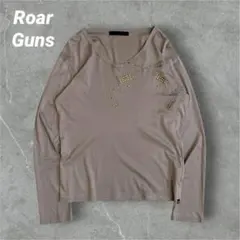 Roarguns ロンT スワロフスキー　ライトストーン　Ｖネック　平成　y2kのサムネイル