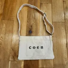 コーエン　coen　ロゴサコッシュ　ショルダーバッグ