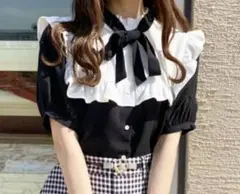 アプレジュール♡フリルボウタイブラウス