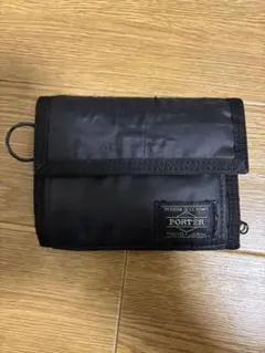 PORTER ナイロン 三つ折財布 ブラック - メルカリ