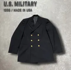 90s 米軍実物 USA製 ダブルブレスト 金ボタン 42L　テーラード