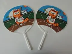 ポンタ　うちわ2枚セット　ルートインBCL