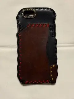オジャガデザインレザー手縫いiPhoneケース