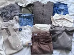 レディース　秋服　冬服　セット　まとめ売り　長袖　ニット　トップス　ワンピース