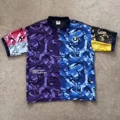 APE ポロシャツ A BATHING APE（アベイシングエイプ） ポロシャツ SOLID CAMO JACQUARD