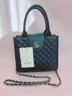 EATME（イートミー） E/Mキルティングバッグ （ブラック）