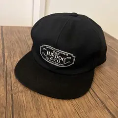 H.W.DOG & CO. ブラックトラッカーキャップ 2015年製