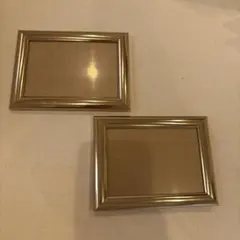 フォトフレーム　ゴールド　ハガキサイズ