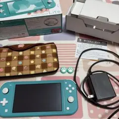 Nintendo Switch Lite ターコイズ 本体 カービィケース付