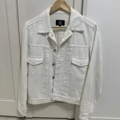 COMME CA COMMUNE ホワイト デニムジャケット Sサイズのサムネイル