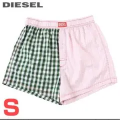 DIESEL チェック柄 ボクサーショーツ S