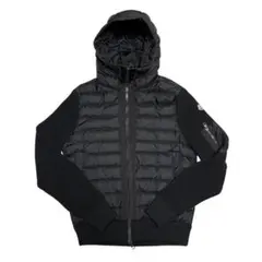 【新品同様】 MONCLER ハイブリッドダウンニット ブラック M