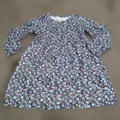 H&M 花柄 長袖チュニック 5T/6 ワンピース