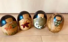 卯三郎　こけし　4体セット　アンティーク　レトロ