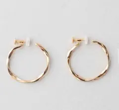 未使用 ete フープイヤリング M