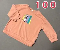 ゆるアニマル 長袖トレーナー パンダ 100