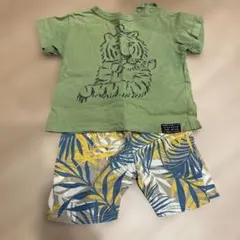 トラプリントTシャツとショートパンツセットのサムネイル