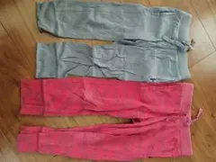 CAP スウェットパンツ 3歳 水色 赤 セット