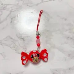 【希少】東京ディズニーリゾート　キャンディ　ストラップ　ミニーマウス　美品