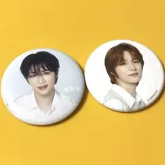 新品　TXT ボムギュ　缶バッジ　２点セット