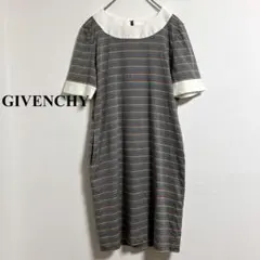 90s GIVENCHY NOUVELLE BOUTIQUE ボーダーワンピースのサムネイル