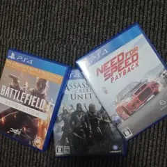 PS4 ゲームソフト 3本セット
