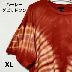 【希少】ハーレーダビッドソン Tシャツ XL メキシコ製 タイダイ 両面プリントのサムネイル