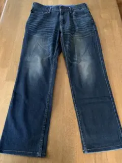 ストレートデニム ダークブルー