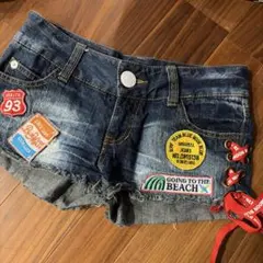 BLUE MOON BLUE デニム ショートパンツ 平成ギャル y2k 希少のサムネイル