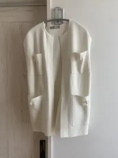 UNFILO ホワイトニットジレ