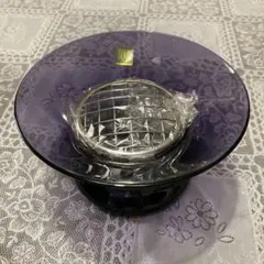 HOYA CRYSTAL 花瓶 フラワーベース パープルのサムネイル