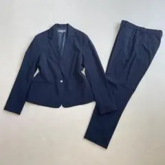 美品 UNITED ARROWS パンツ スーツ セットアップ ストレッチ 紺