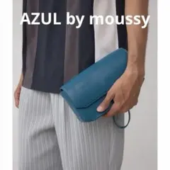 新品⭐︎ AZUL by moussy スクエア2ウェイバッグ BLUE