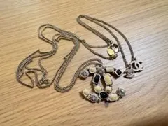 CHANEL ココマーク ネックレス マルチカラー ストーン - メルカリ