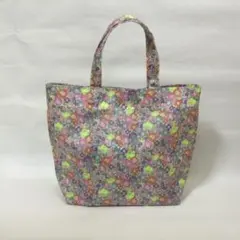 ラミネートのリバティ❤️ミニトートバッグ