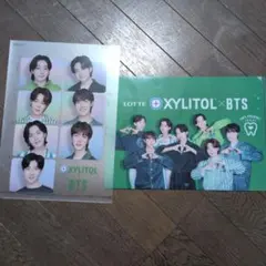 BTS XYLITOLコラボクリアファイル 2枚セット